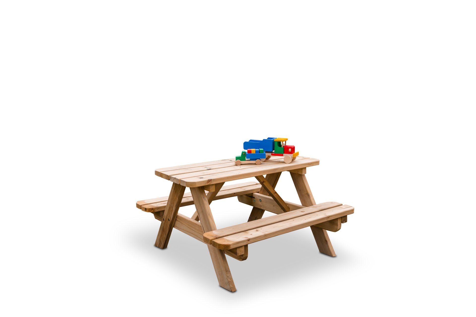 Kinderpicknicktafel Jimmy van geïmpregneerd hout, zijaanzicht