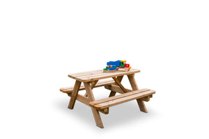 Kinderpicknicktafel Jimmy van geïmpregneerd hout, zijaanzicht