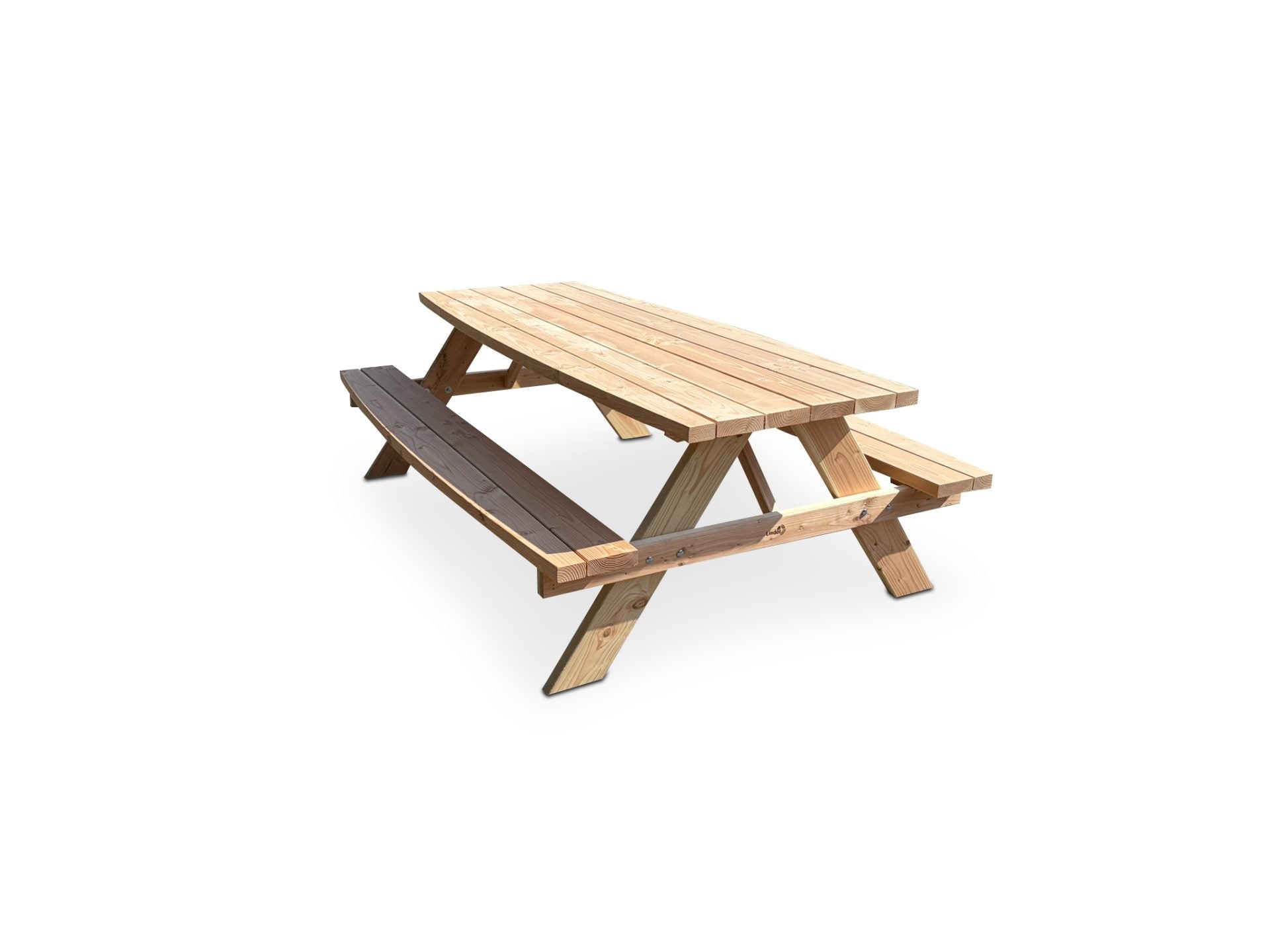 Picknicktafel Lindor Curved met getoogde balken