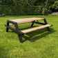 Picknicktafel Noir van Douglashout in de tuin